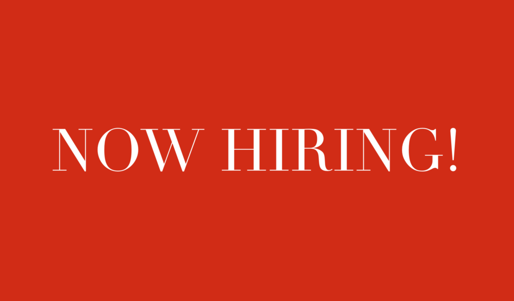 now hiring