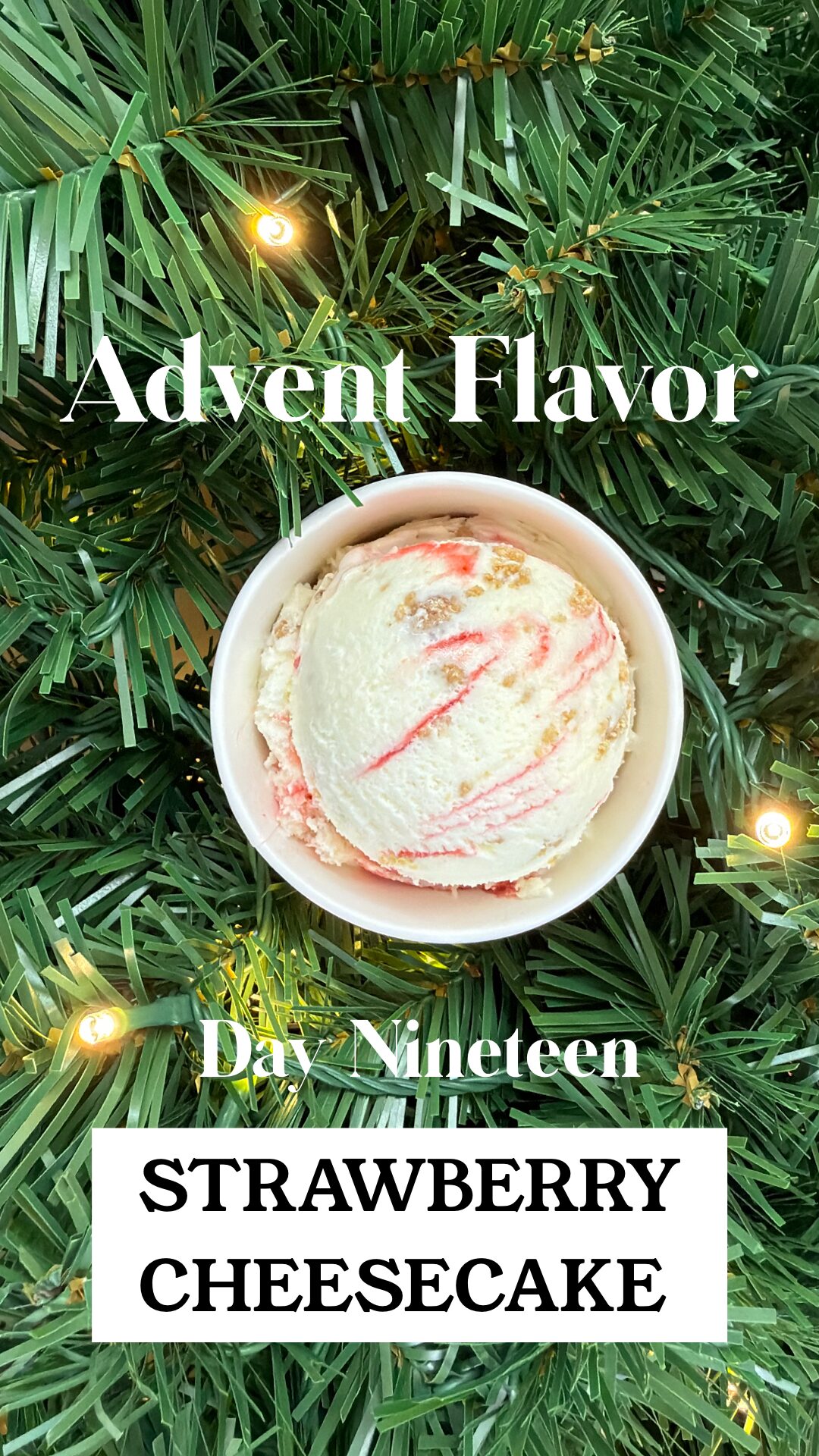 Day 19 - Strawberry Cheesecake